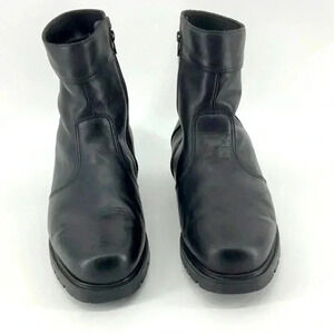 LOGISTIK LEATHER MAN ANKLE BOOTS  8 INCH